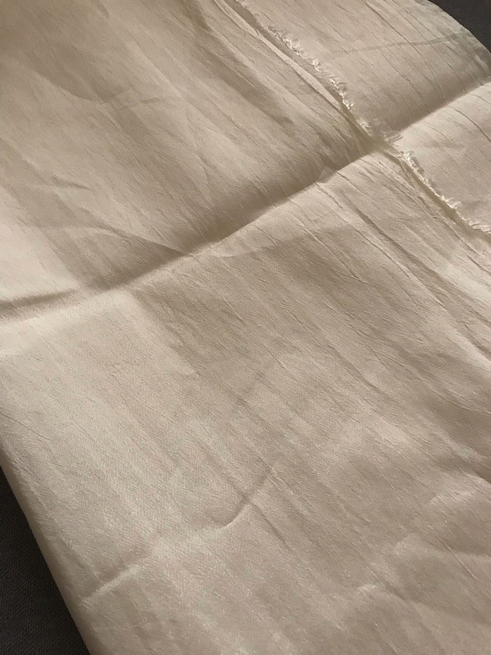 Shimmering Cream Fabric - Picture 2 of 4